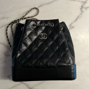 Inspired leather backpack